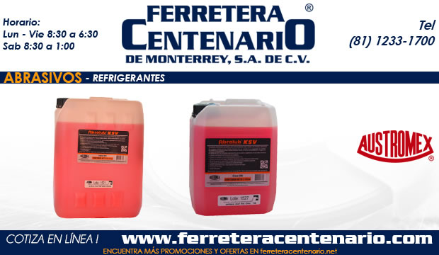 refrigerantes abrasivos ferretera centenario monterrey mexico