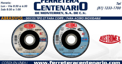discos corte abrasivos acero inoxidable ferretera centenario monterrey mexico