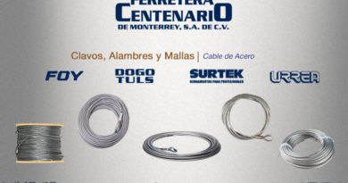 cables de acero ferretera centenario monterrey mexico mallas aceros cable clavos herramientas