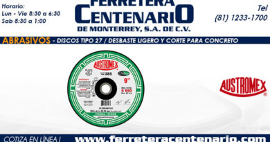 T27 Desbaste Ligero Corte Concreto ferretera centenario monterrey mexico abrasivos