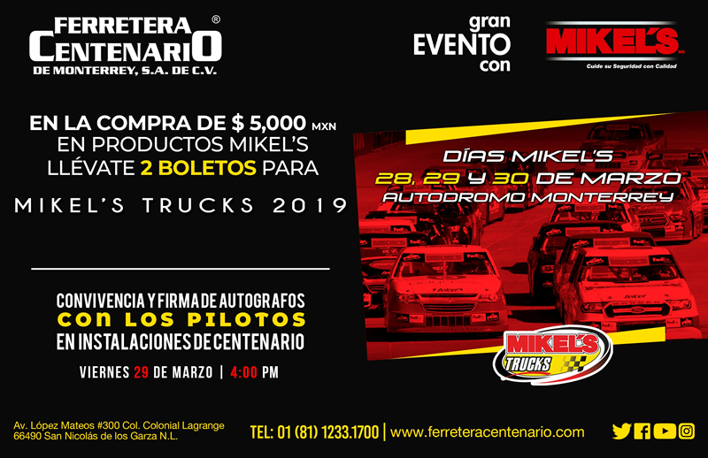 ikels trucks ferretera centenario monterrey mexico evento firma de autografos