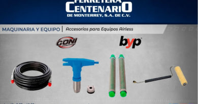 maquinaria equipos accesorios airless ferretera centenario monterrey mexico