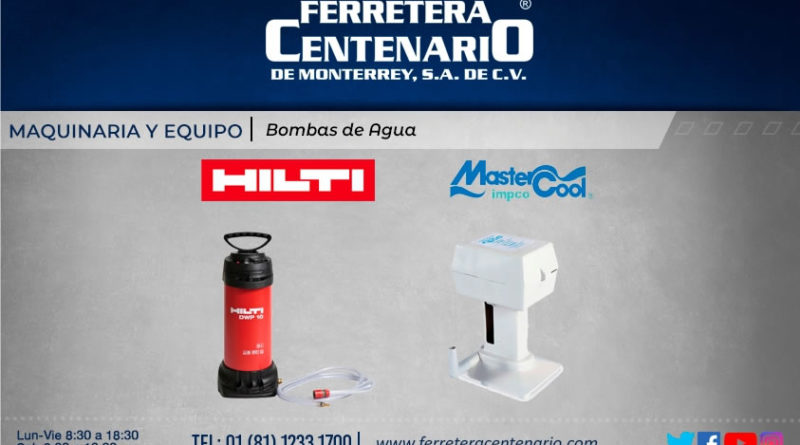 bombas agua maquinaria equipo ferretera centenario monterrey mexico