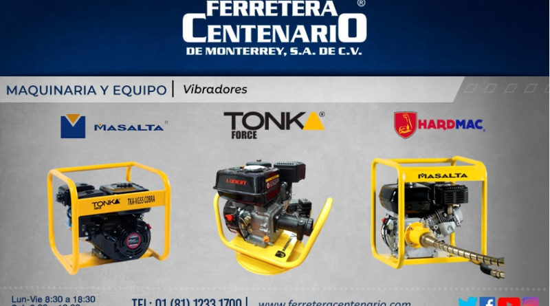 vibradores industriales maquinaria equipo ferretera centenario monterrey mexico herramientas