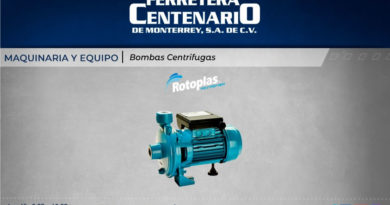 bomba centrifuga ferretera centenario monterrey mexico rotoplas maquinaria equipos