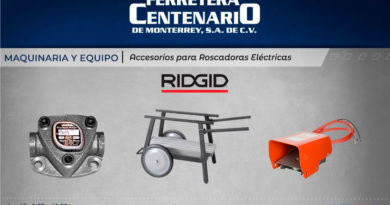 accesorios roscadoras electricas ferretera centenario monterrey mexico maquinas maquinaria herramientas equipos