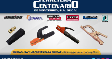 pinzas herramientas portaelectrodos Tierra ferretera centenario monterrey mexico sweiss infra lincoln electric urrea elite