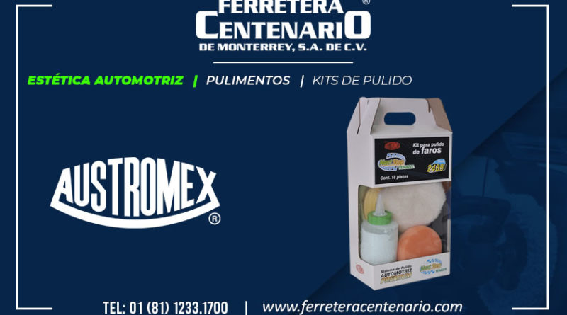 kits pulido estetica automotriz Austromex pulimentos ferretera centenario monterrey mexico