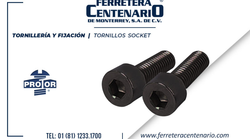 tornilleria fijacion tornillos sockets ferretera centenario de monterrey